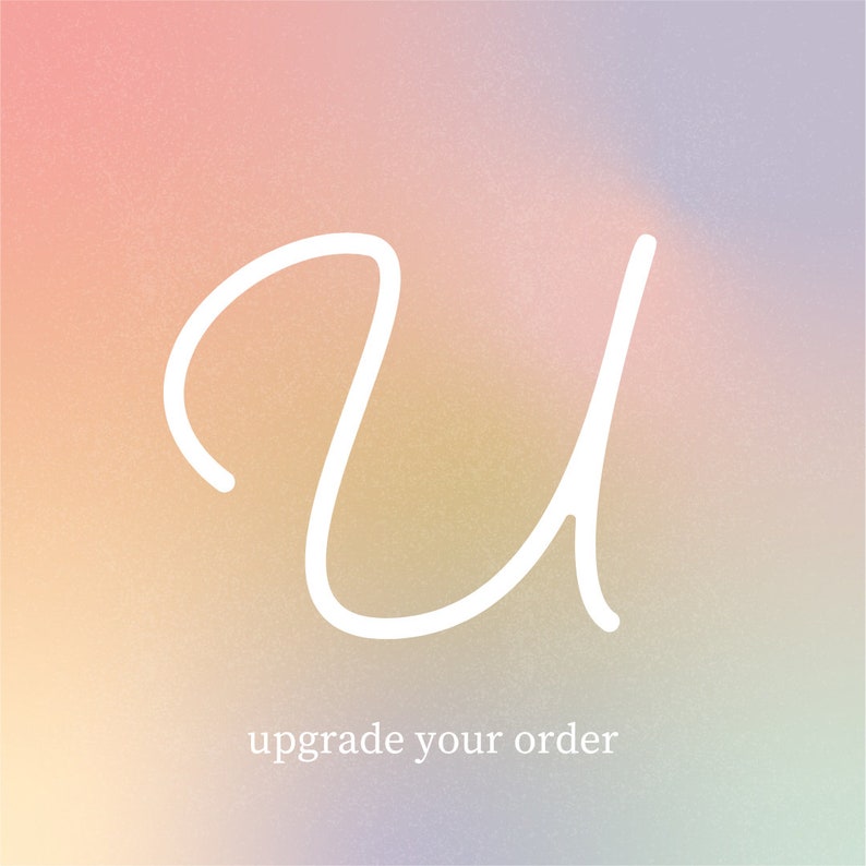 Upgrade your order image 1