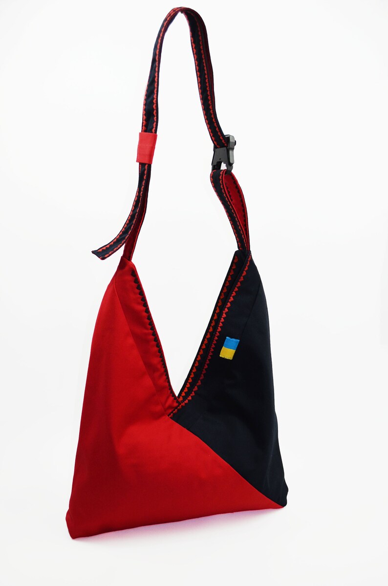 Canvas Cross Body Bag Handmade Shoulder Bag for Shopping Bag and