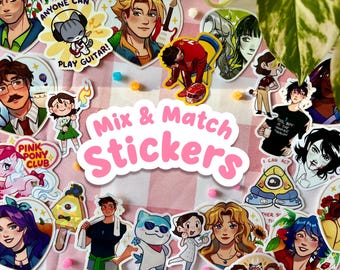 Mezcla y combina pegatinas / Crea tu propio paquete de pegatinas