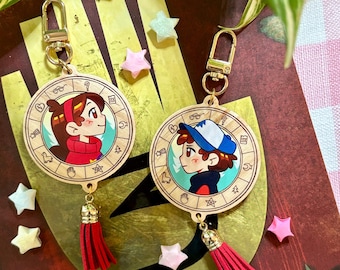 Gravity Falls Wooden Charms