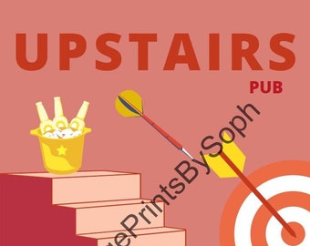 Upstairs IU Poster Print