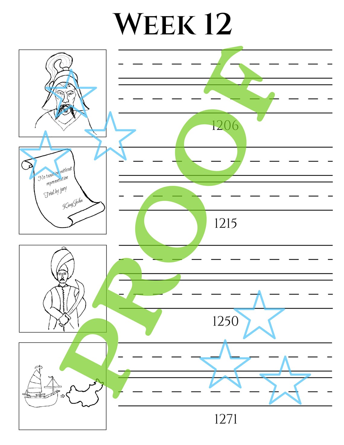CC Timeline Memory Worksheets - Etsy