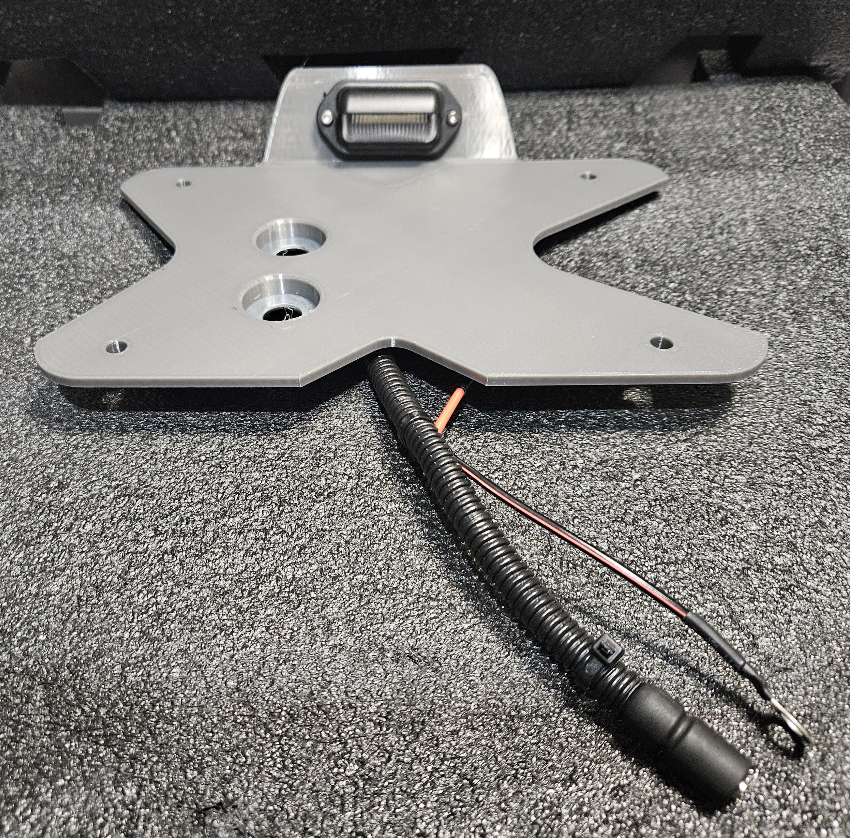 Humvee/Hmmwv License Plate Mounting Bracket NO Drill  + PLUG and PLAY M998 M1097r