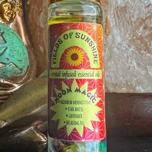 Crystal Infused &quot;Moon Magic&quot; Intentional Oil