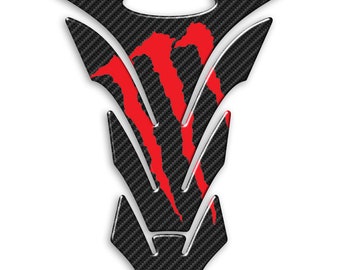 Protection Réservoir Moto 3D En Résine - Compatible Honda Hornet - Adhésif Anti-rayures UV