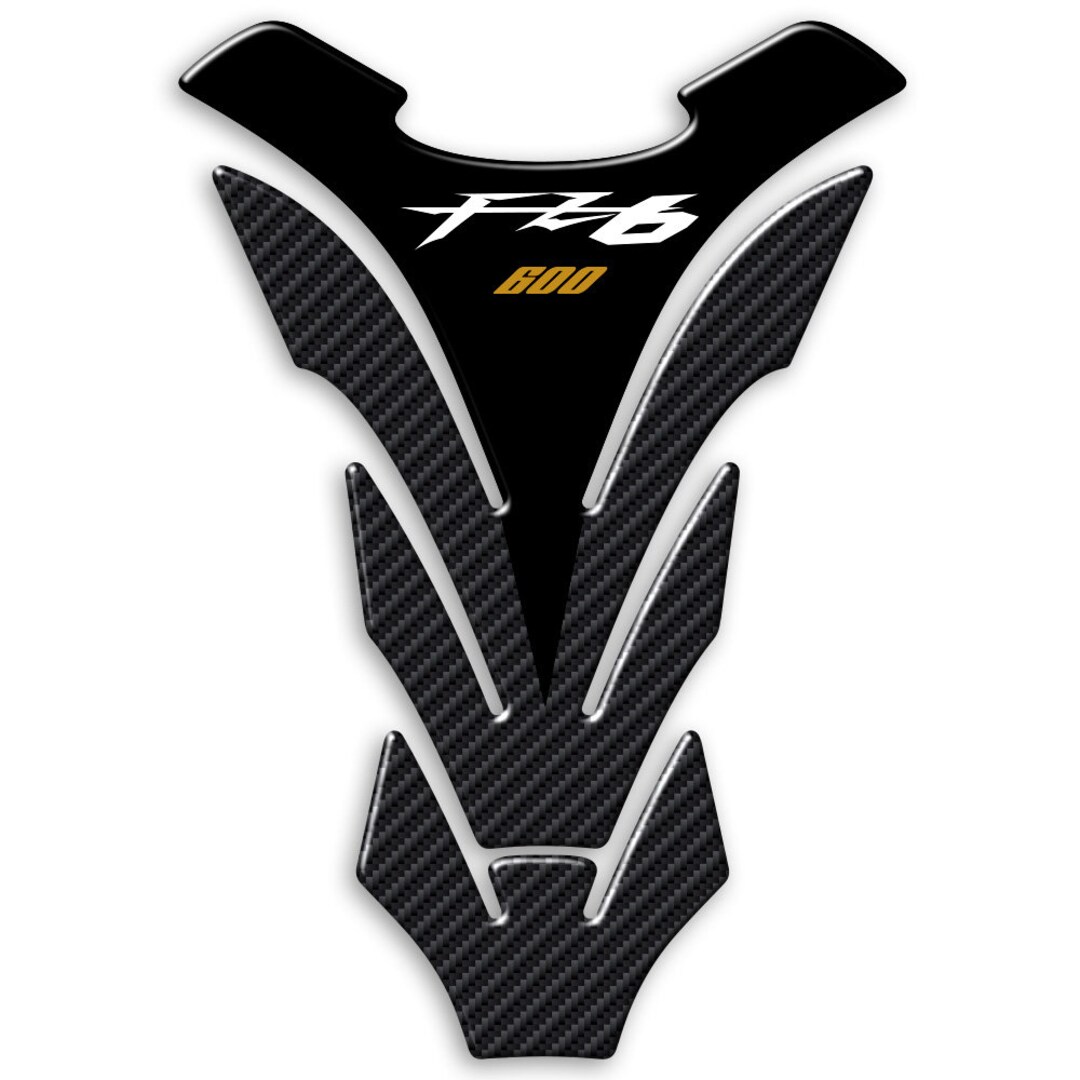 thumbnail image 2 of Labelbike 3D Resin Gel Tank Stickers For Yamaha FZ6 – Made In Italy, Carbon Look 2 of 6