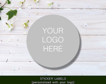 Customized adhesive labels with your logo. PVC sticker labels in various sizes. Corporate stickers, durable custom stickers.