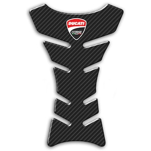 Tankpad, 3D-Aufkleber aus Harzgel, universeller Tankschutz, kompatibel mit DUCATI CORSE-Motorrädern (PD001)