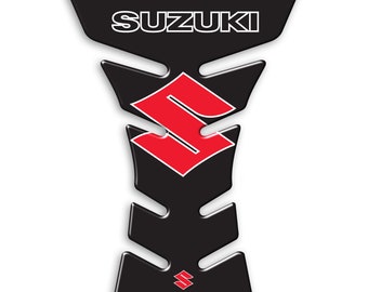 Tank Guard Tank Pad Resin Adhesive Gel 3D Stickers Universal Tank Protection Compatible with SUZUKI Motorcycle (PS002)