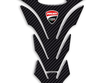 Tank Pad Adhesive Resin Gel 3D Stickers Universal Tank Protection Compatible with DUCATI Motorcycles (PD011)