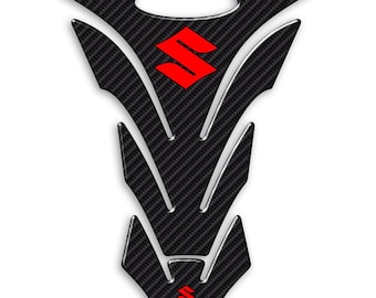 Tank Pad Resin Gel 3D Stickers Universal Tank Protection Compatible with SUZUKI Motorcycles (PS004)