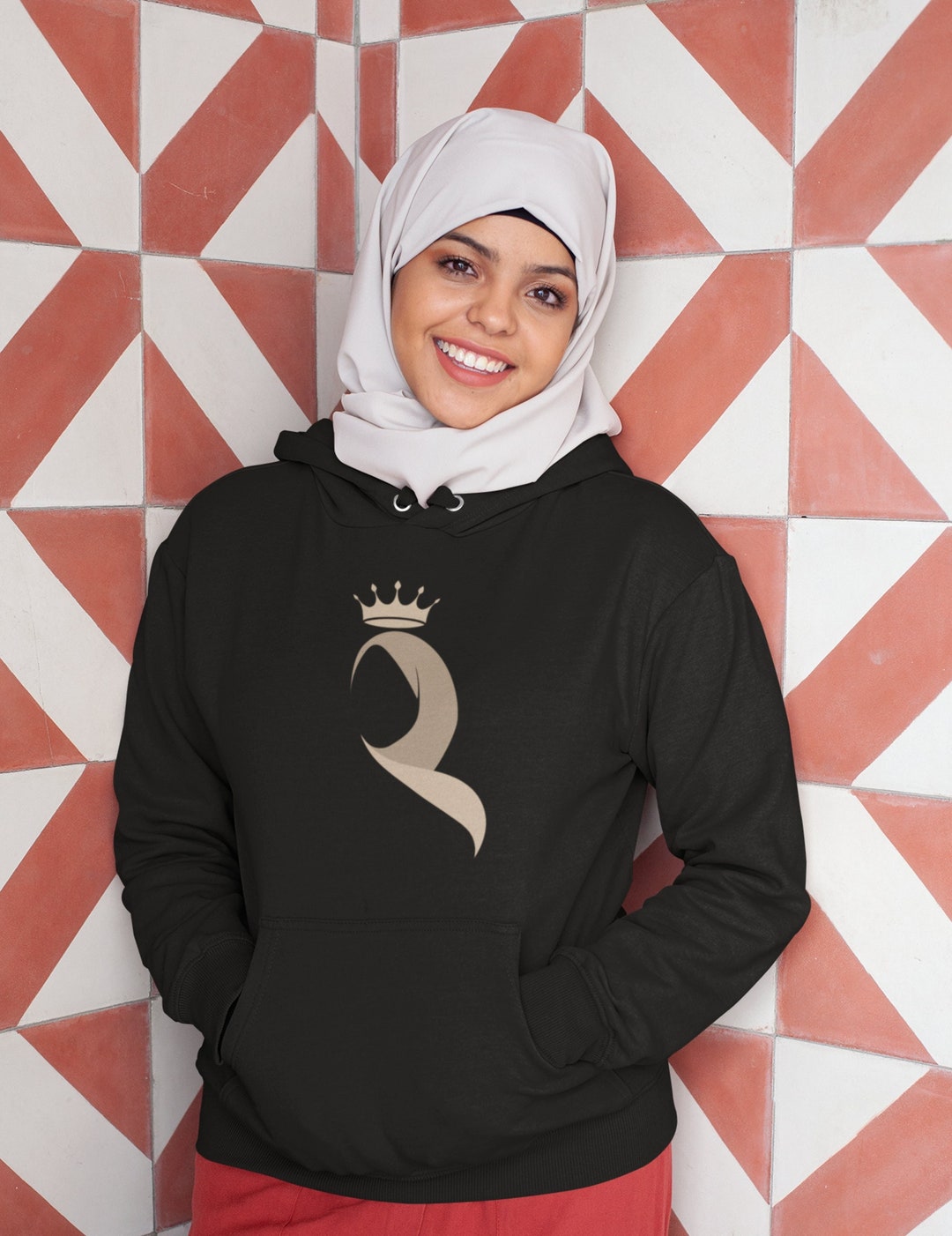 Women's Hijab Hoodie Hijab is My Crown Hoodie Muslim Etsy
