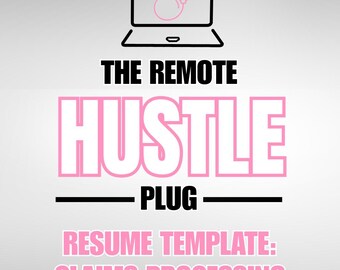 ATS-Ready Plug & Play Resume + Cover Letter Kit: Claims Processing Specialist
