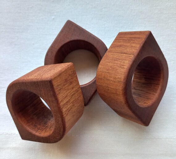 Wooden Napkin Rings  Set of 4 – Gather