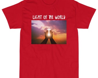 Light of The World Shirt, Christian Shirt, Religious Shirt, Christian Gift Shirt, Christian Clothes, Christian Wear, Graphic Shirt