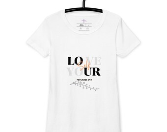 Love Yourself Women’s fitted t-shirt