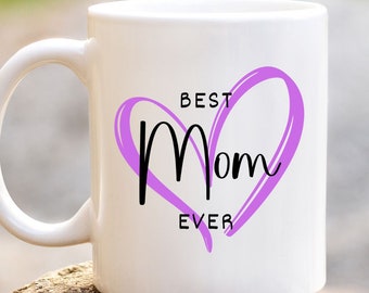 La meilleure tasse de café pour maman, la meilleure tasse de café pour maman, idée de cadeau pour la fête des mères, idée d'anniversaire de maman, panier cadeau pour prendre soin de soi, nouvelle mère