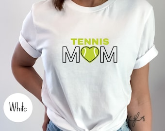 Tennis Mom Shirt: Cotton-Poly Blend Sports Mama Tee
