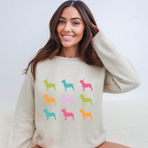 French Bulldog Sweatshirt Frenchie Pullover Cute Dog Mom Sweatshirt French Bulldog Lover Sweatshirt Frenchie Mom Shirt Frenchie Lover Gift