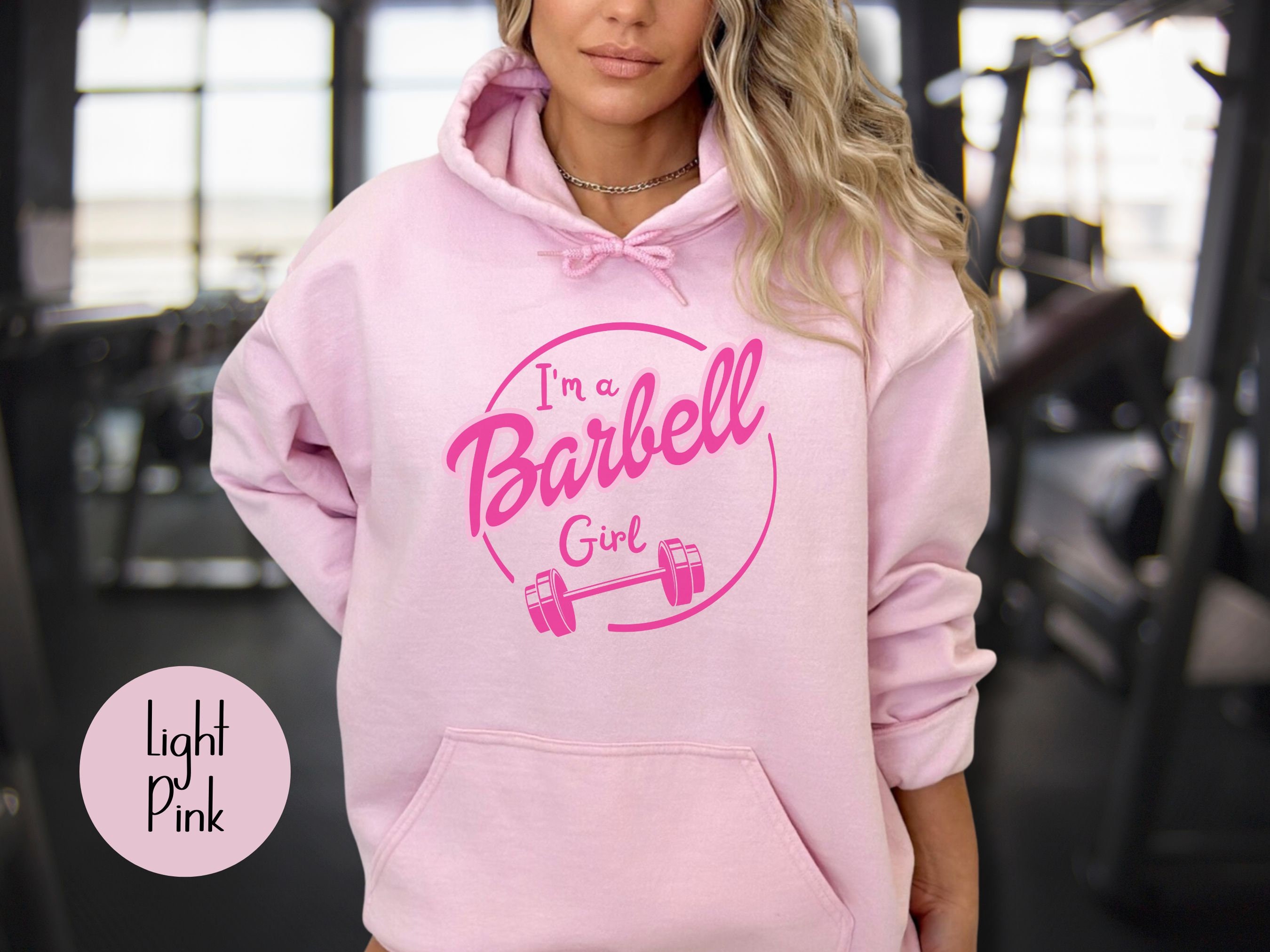 Barbell Gym Hoodie Fitness Gifts for Women Workout Hodiie 