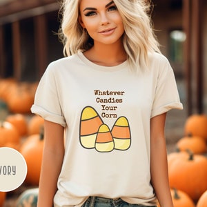 Candy Corn Shirt Halloween Shirt Fall Shirt Candy Corn Lover Gift  Funny Graphic Halloween Shirt Autumn Shirt Fall Gift Idea for Candy Lover