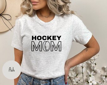 Hockey Mom Shirt: Cotton-Poly Blend Sports Tee