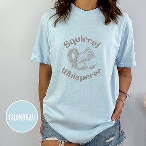 Camisa Whisperer de ardilla Camisa de ardilla Regalo para amante de las ardillas Granola Chica Camisa de senderismo Camisa de camping Camisa animal Camisa de la naturaleza