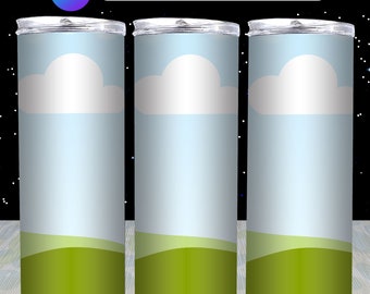 20oz Tumbler Mockup Canva Template | Drag and Drop (Instant Download)