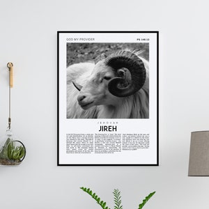 Jehovah Jireh Poster - Print - Vertical Poster - Matte Finish