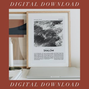 Jehovah Shalom Poster - Digital Download