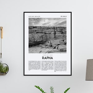 Jehovah Rapha Poster - Print - Vertical Poster