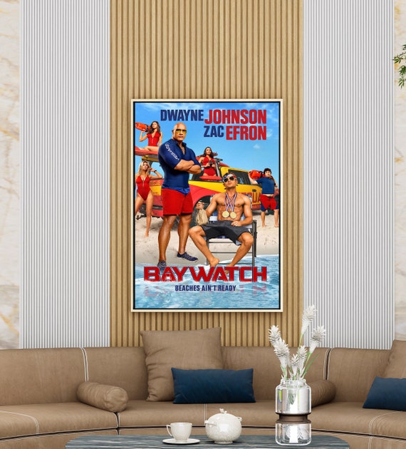 Baywatch Movie Poster Etsy