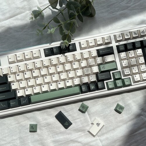 Green Cherry MX Mechanical Keyboard Keycap Set Cute Keycap Etsy