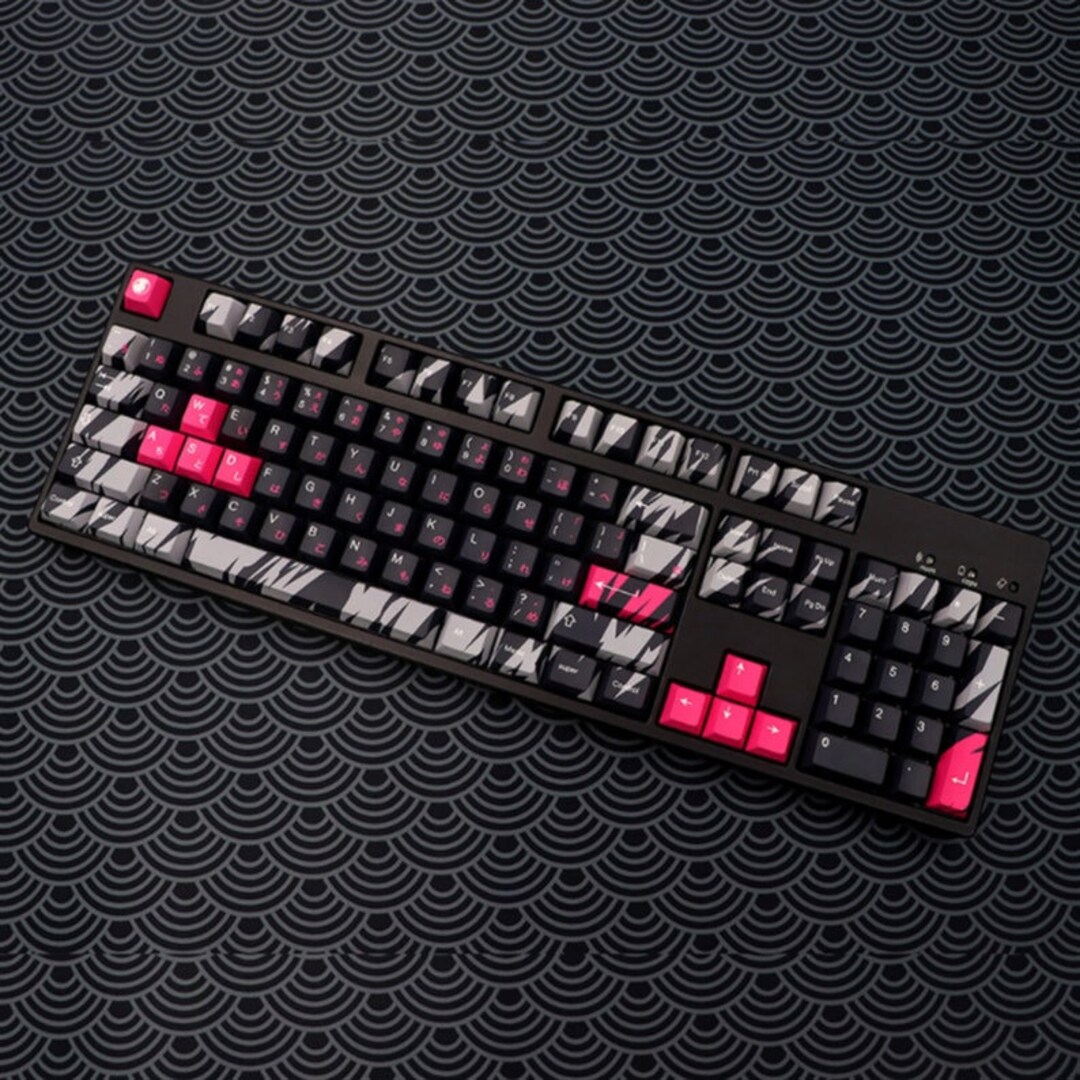 137pcs Camouflage Keycaps Set Dark Style Keycaps Set PBT Etsy