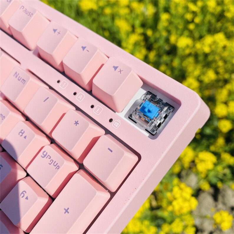 108 Keys Gradient Rainbow Keyboard PBT Keycap Gaming/office Etsy