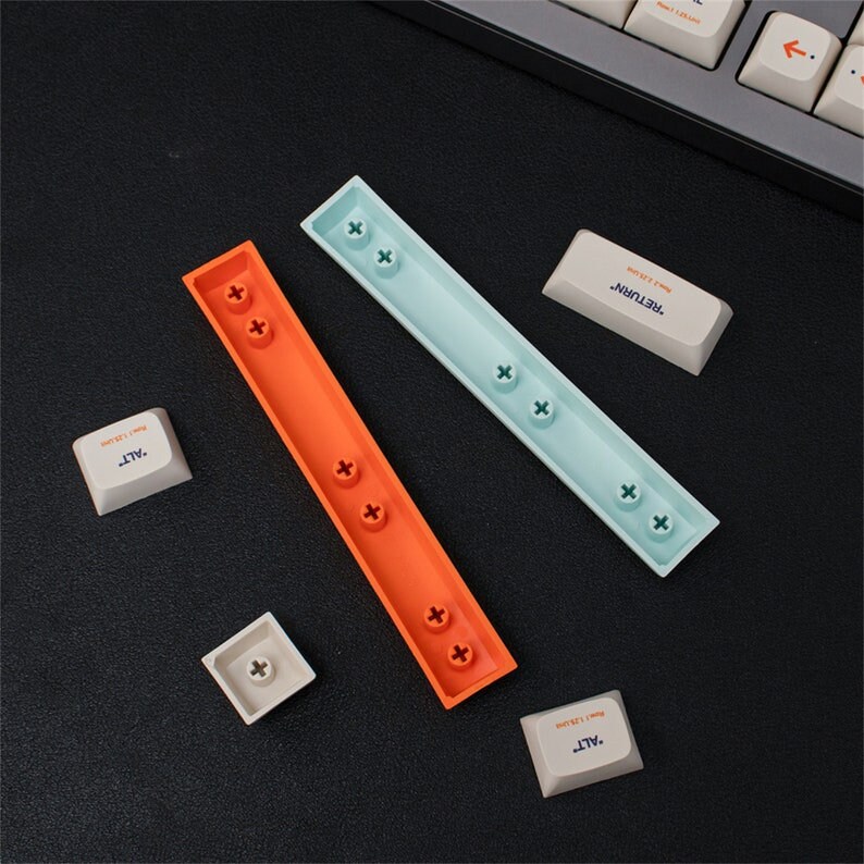 134 Keys Keycap XDA Keycap Set Cream White Gradient Orange Etsy