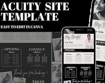 Acuity Scheduling Site Template: Website Banners (Digital Download)
