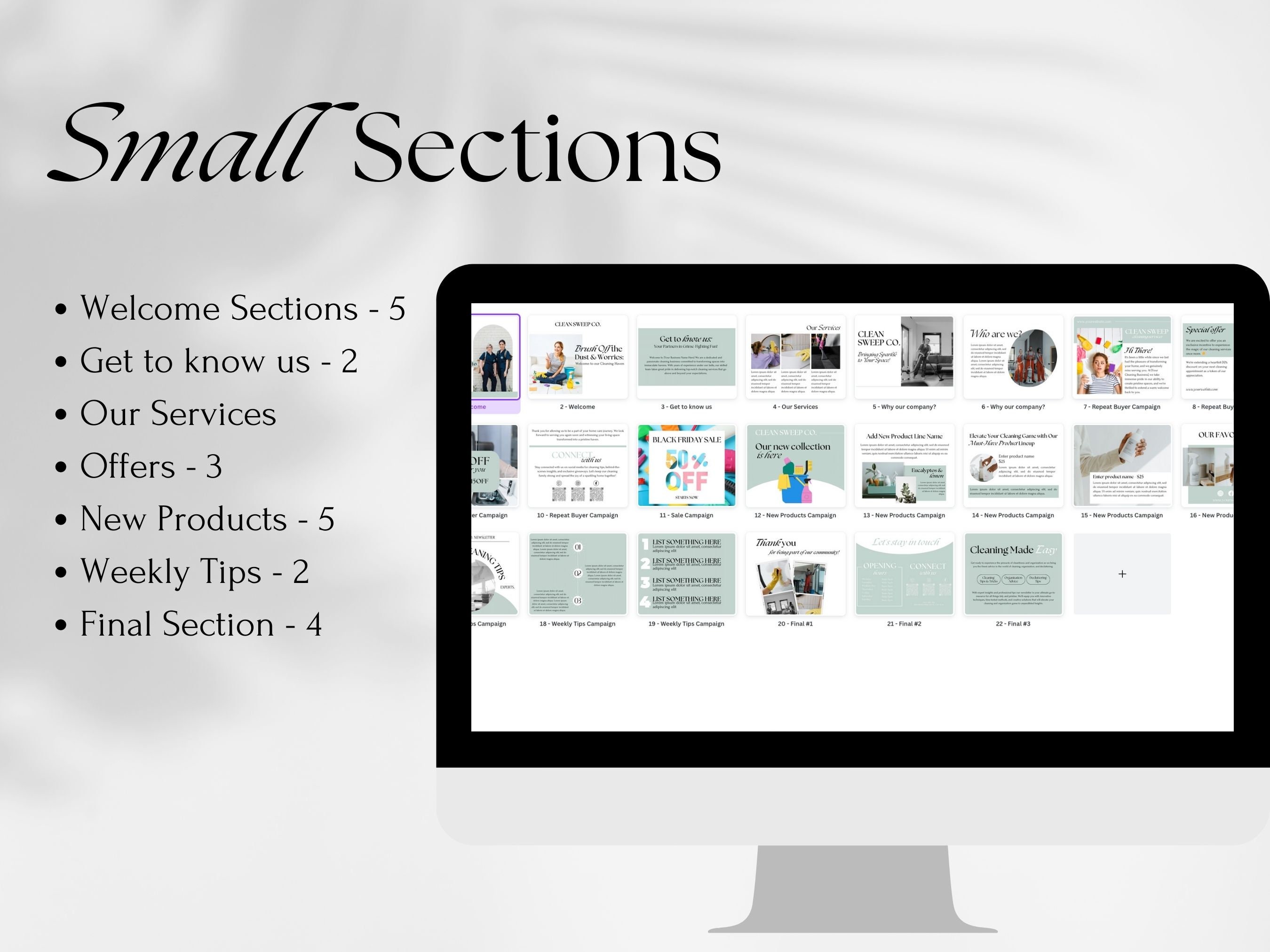 Cleaning Business Newsletter Templates: 30+ Email Designs (canva) - Etsy