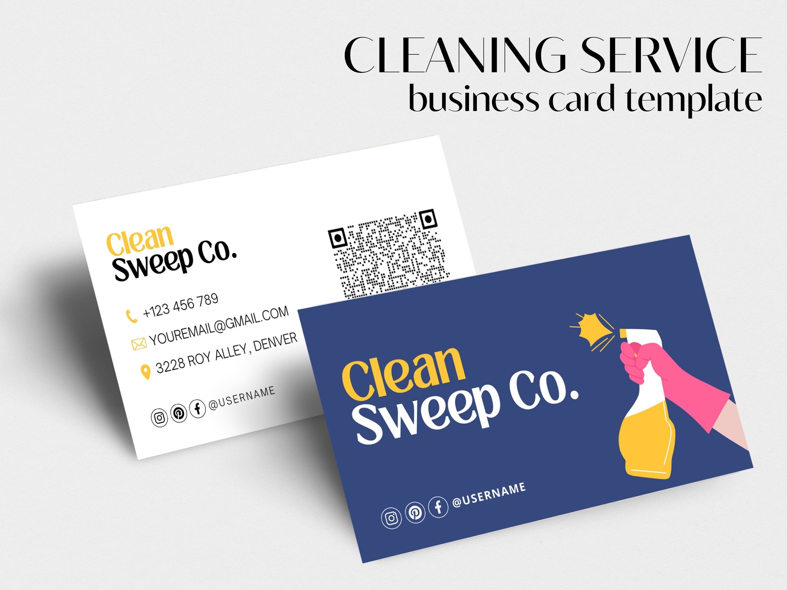 Cleaning Business Card Template Cleaning Services Business Card Cleaning Business Card Template Cleaning Services Business Card