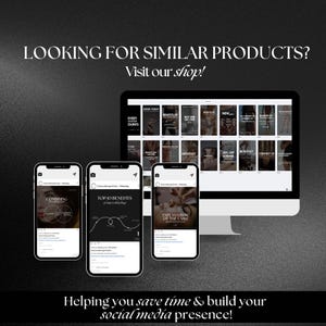 May include: A computer screen displaying a grid of social media post templates for a beauty salon. The templates feature text overlays such as "Book Today", "Benefits of", "Buy One Get One", "New", "Monthly", "20% Off Summer", "Monthly", and "Contact Us". Three mobile phone screens are shown below the computer screen, each displaying a different social media post template. The templates feature text overlays such as "Combining", "Top 10 Benefits", and "Explanation of the Lash".