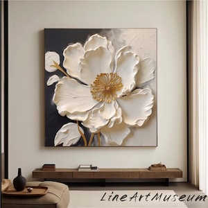 Original Abstract Blossom Oil Painting On Canvas, Abstract Flower Painting Acrylic Floral Painting Modern Art Large Home Wall Art Home Decor