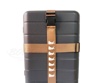 Easter Bunny Luggage Strap, Personalized Rabbit Luggage Belt, Custom Bunny Suitcase Strap, Travel Security Luggage Belt, Strap for Luggage