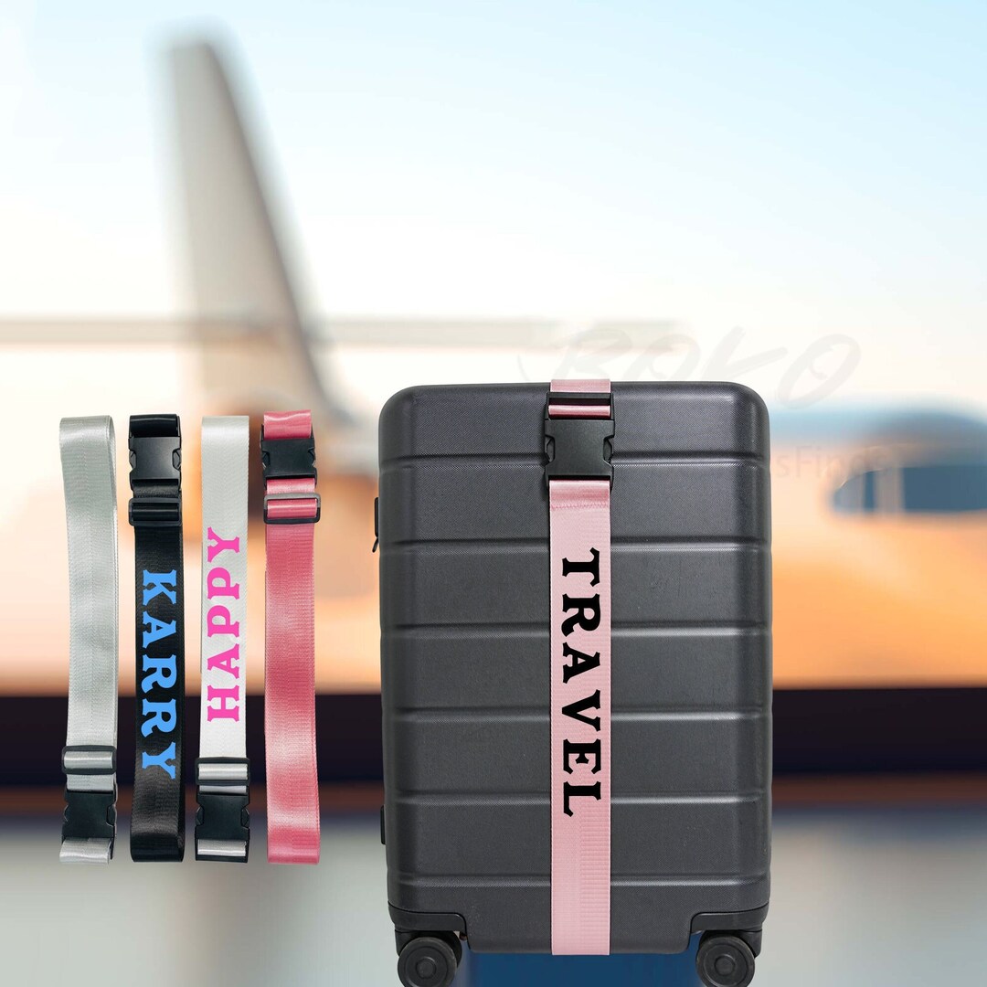 Travel Security Luggage Strap, Personalized Letter Luggage Strap