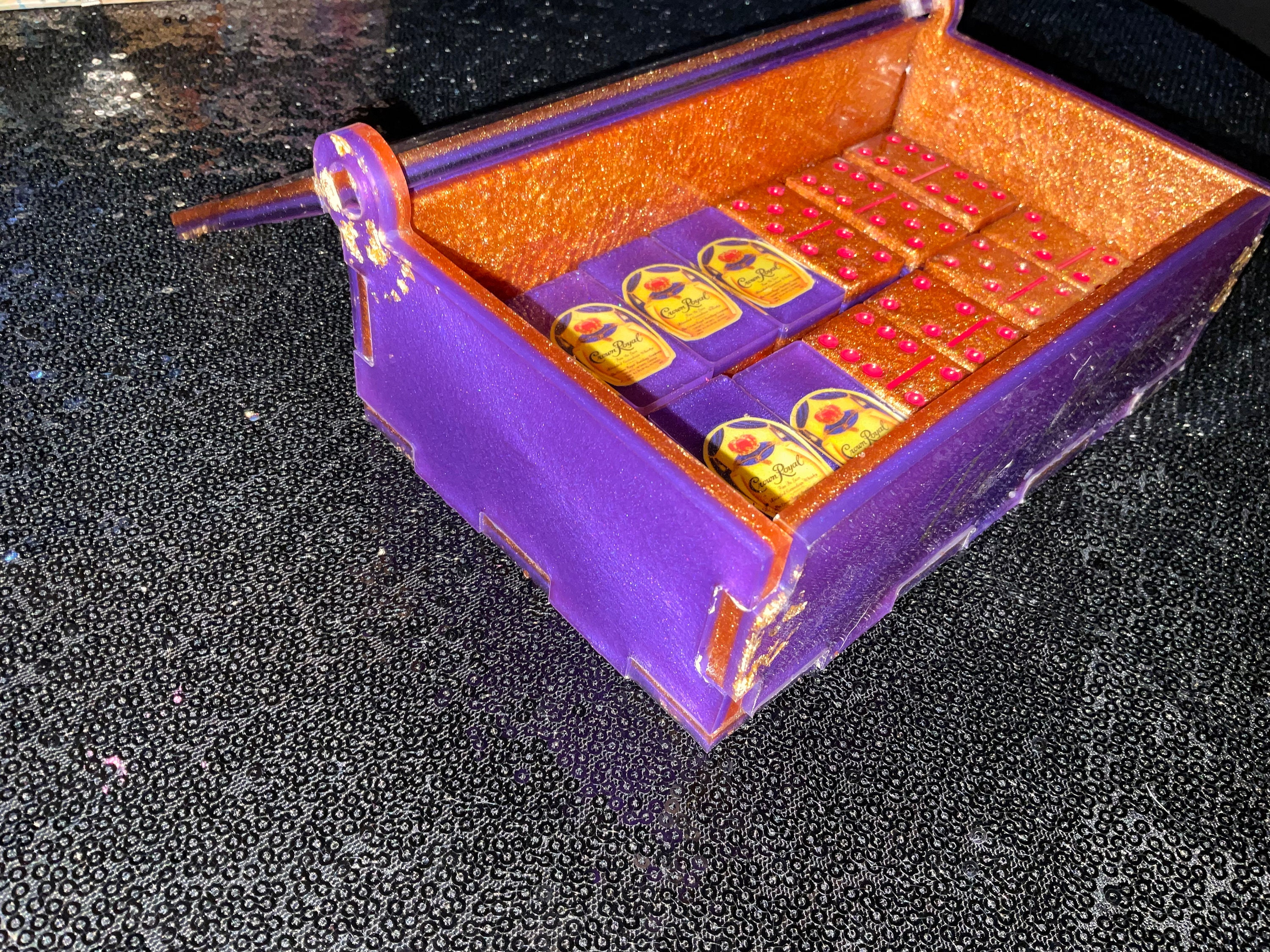 Custom Crown Royal Domino Set - Etsy display picture 1