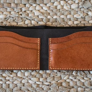 Kangaroo leather, handstitched, men's accessories, small purse, gifts for him
