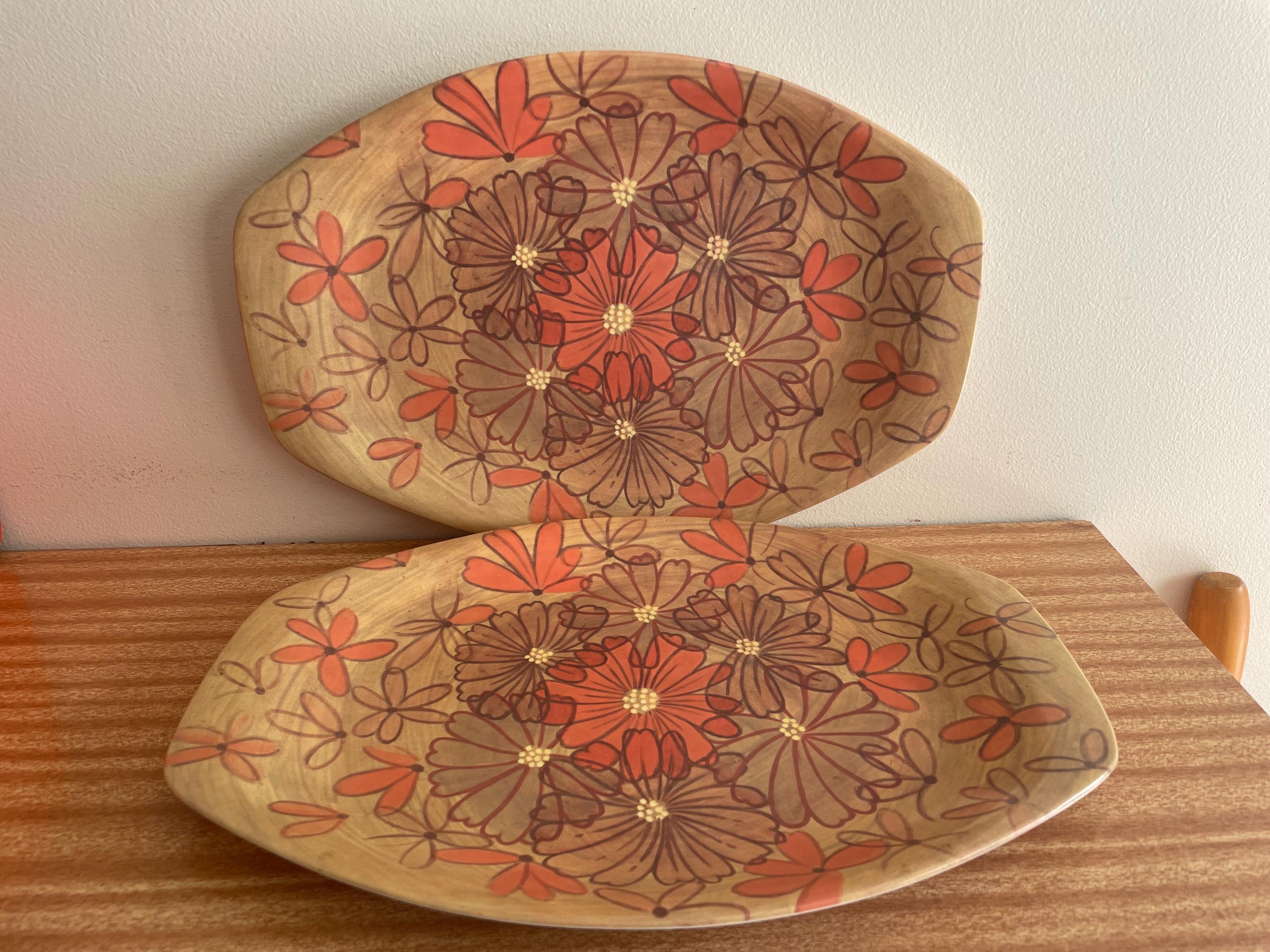 ベッサマー メルマック フローラル サービング プレート - Etsy 日本