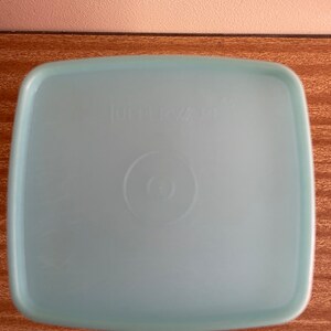 Early Tupperware Pale Pastel Blue Rectangular Storage Container With ...