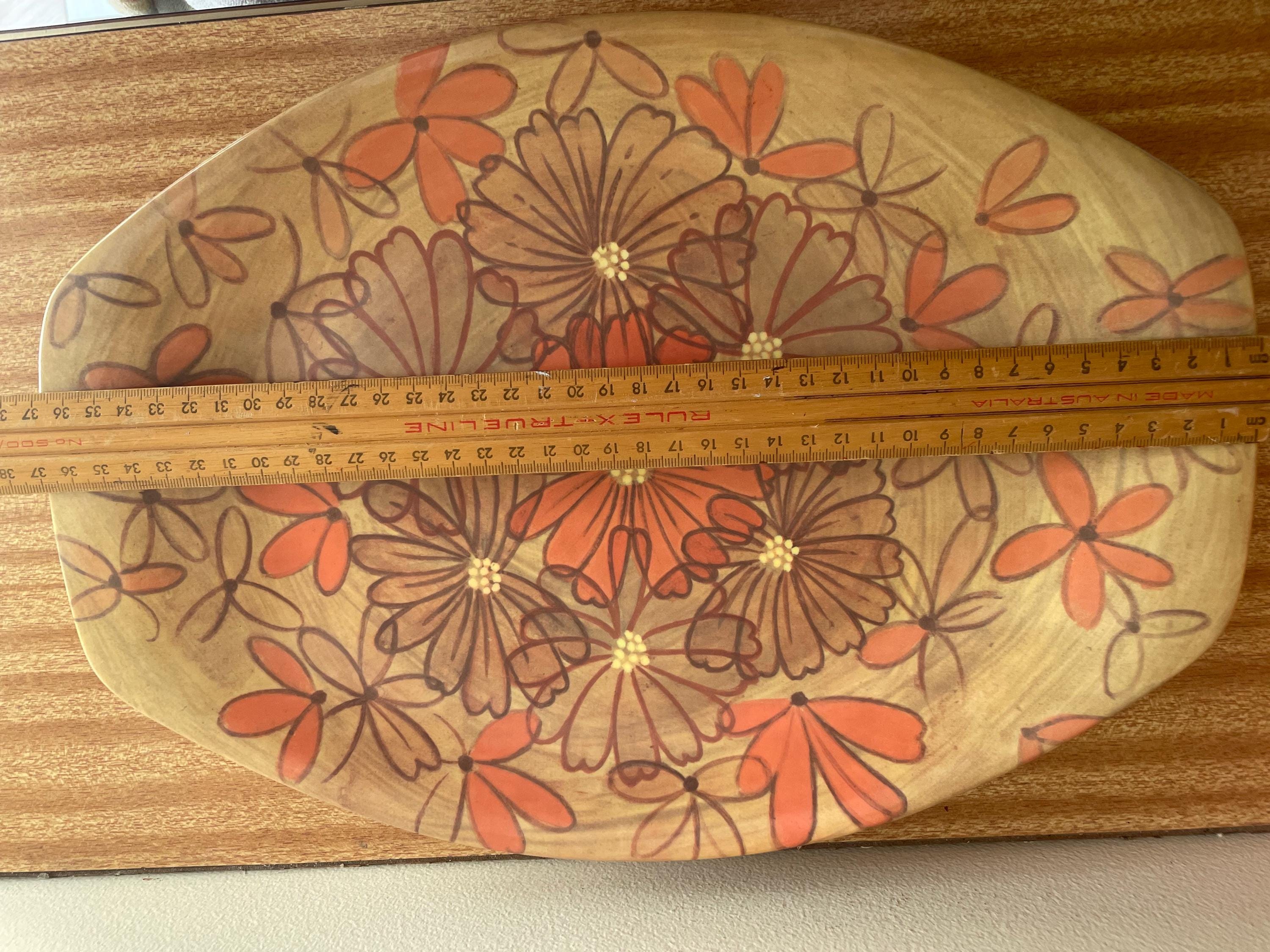 ベッサマー メルマック フローラル サービング プレート - Etsy 日本