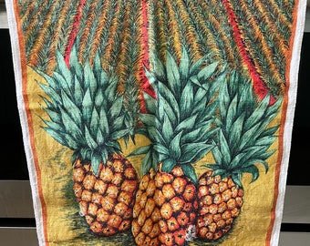 Torchon vintage Queensland Pineapple Plantation - Super cool