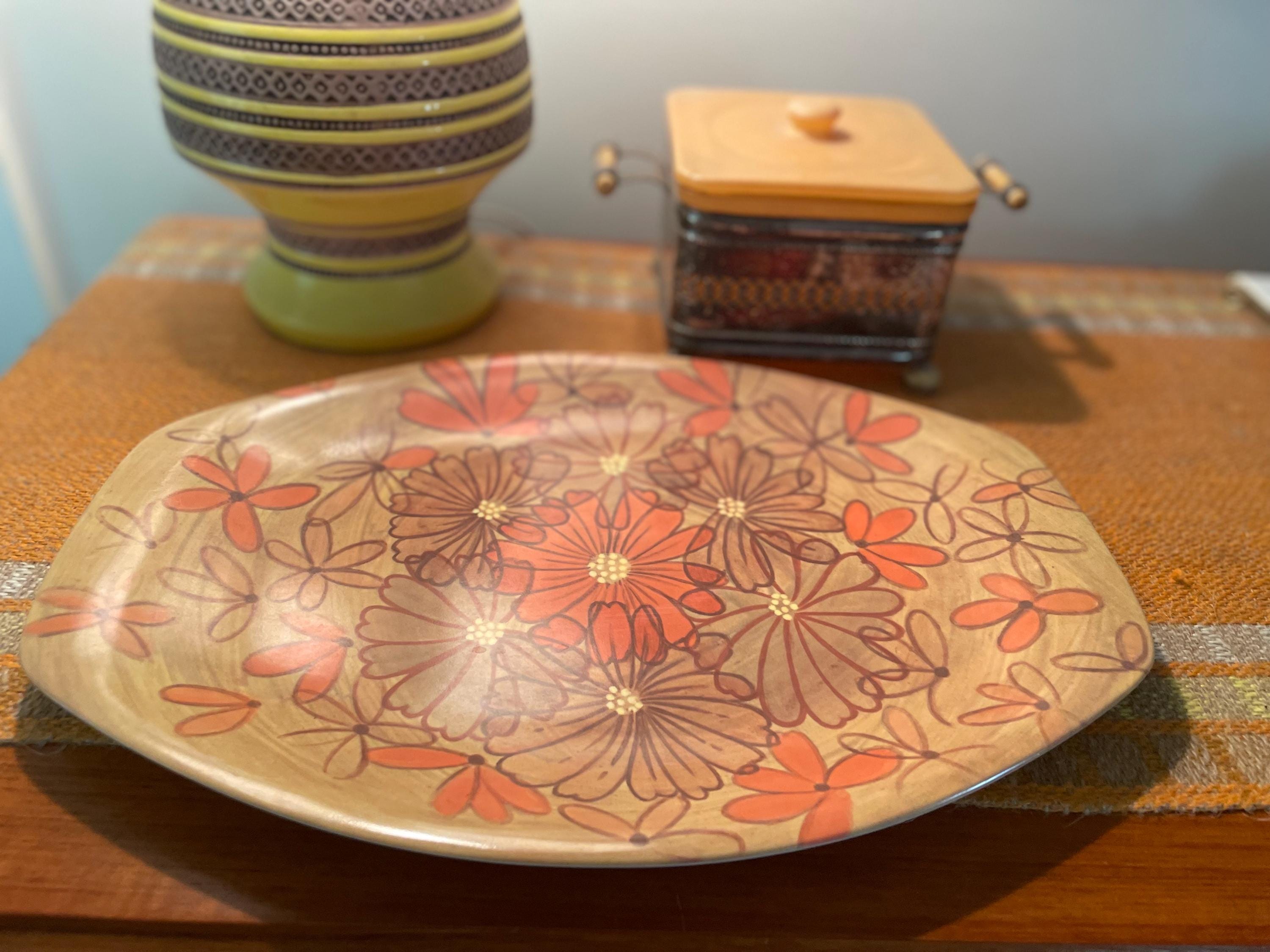 ベッサマー メルマック フローラル サービング プレート - Etsy 日本